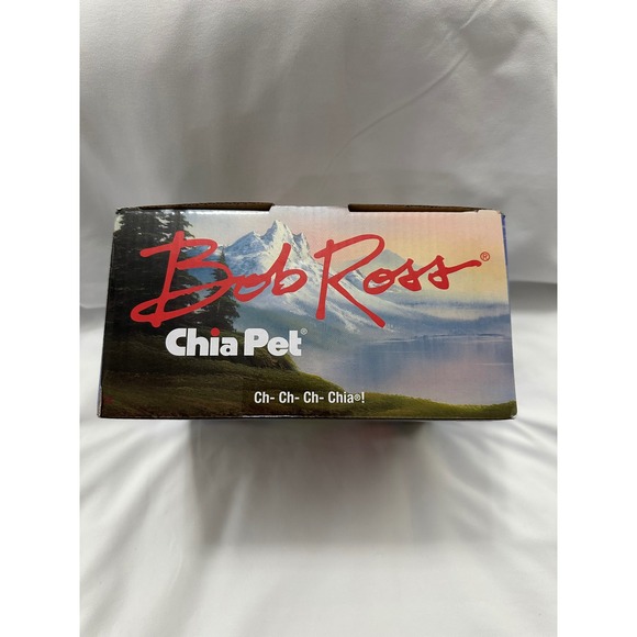Bob Ross Chia Pet Handmade Planter The Joy of Painting New in Box - Picture 2 of 5